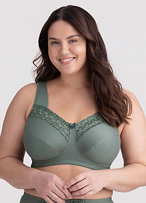 Cotton Dots – non-wired cotton bra that provides excellent lift and support  – Miss Mary