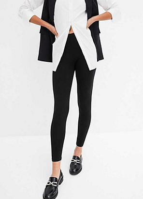 Lace Hem Leggings by bonprix | Curvissa