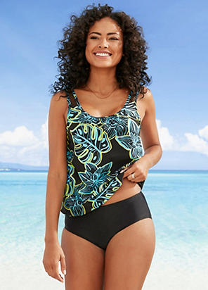 Bonprix Floral Print Tankini Set