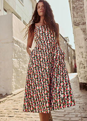 [Phase Eight]Skylar Midi Dress 扇プリントミディシャツドレス Skylar Midi Dress | Phase Eight UK |