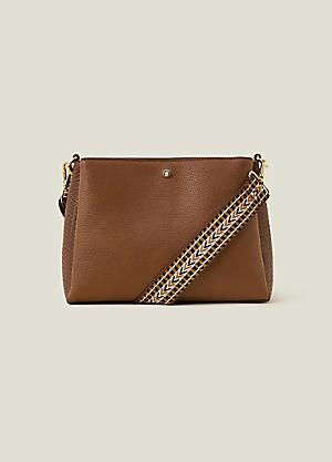 Accessorize Leather Small Scoop Bag