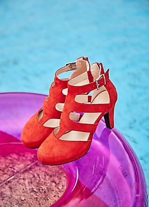 Shop for Red | Footwear | Fashion | Curvissa Plus Size