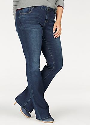 Plus Size Studded Bootcut Jeans