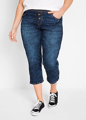 plus size cropped jeans uk