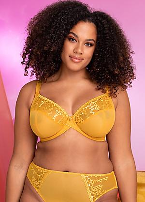 Shop for E CUP, Yellow, Lingerie