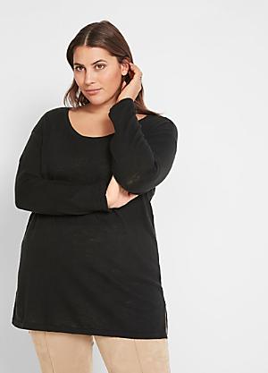 plus size longline jumpers