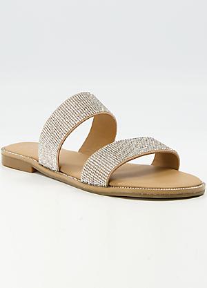 Head Over Heels, Lills Sliders, Flat Sandals