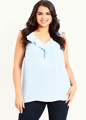 evans sleeveless tops