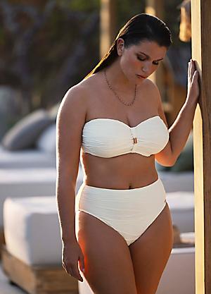 Plus size bikini beach online