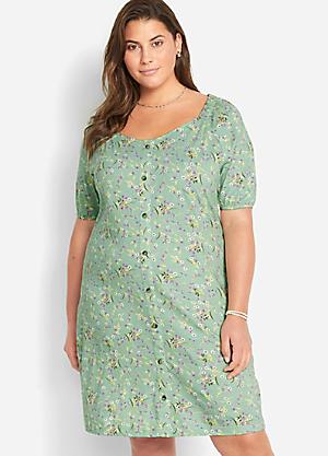 emerald green dress for plus size