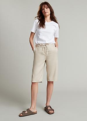 Linen shorts outlet women's plus size