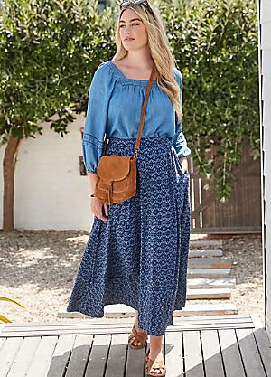 Plus size shop maxi skirts uk