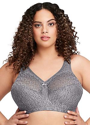 Glamorise Full Figure Plus Size Complete Comfort Wirefree Cotton T