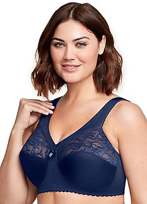 Buy WACOAL Charming Illusion Non Padded Non Wired Full Cup Plus Size Full  Support Pack of 2 Minimizer Bra