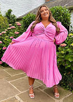 Plus Size Pink Dresses | Pink \u0026 Fuchsia 