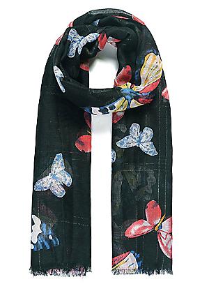 bonprix Oversized Silk Blend Scarf, Freemans