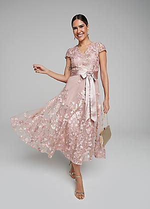 Shop for Pink | Dresses | Partywear | Curvissa Plus Size