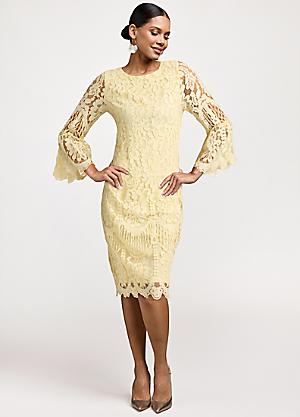 Shop for Kaleidoscope | Yellow | Bell | Curvissa Plus Size