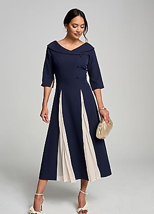 ladies dresses christmas Dress Size 20 Size 20 Dresses Plus Size Dresses Curvissa Size:XXL 20-22 Product ID:AP1E211685_AA002_W Plus Size Drop Waist Velvet dress or special occasion
