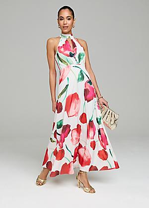evening dresses with 3/4 length sleeves Ever-Pretty Shiny 3/4 Sleeves Sequin Bodice Maxi Evening Dress main image 0