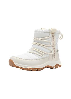 Plus size white boots best sale