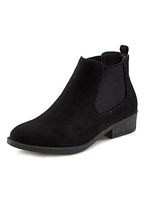 LASCANA Cut-Out Heeled Ankle Boots