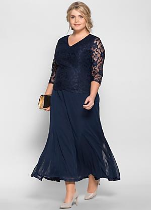 Plus size evening outlet dresses uk