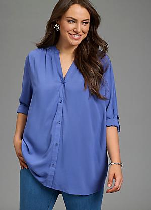 Shop for Laura Scott | Blue | Tops & T-Shirts | Fashion | Curvissa
