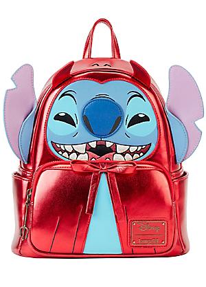 Stitch upside down Loungefly backpack mini stuffed