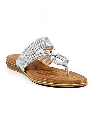 Plus Size Designer Wide Fit Embellished Slippers Ladies Women