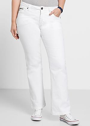 Shop for Curvissa | Size | | | Sheego Fashion Bootcut Plus Jeans