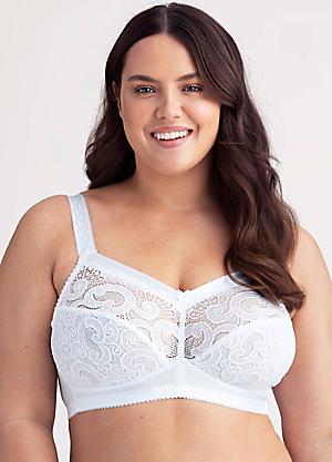 Bolayu Minimizer Bra Women Full Figure Seamed Cup Bra Plus Size Unlined  Wirefree Bras with Embroidery : : Clothing, Shoes & Accessories