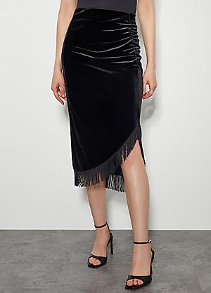 Plus size vinyl midi skirt best sale