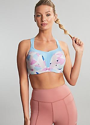 LBECLEY Plus Size Sports Bras for Women 2X Pink Fashion Underwear with  Underwire Cup Lattice Flower Gathered European and American Bra Breathable
