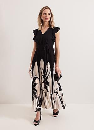 【Phase Eight】プチサラドレス フェイズ エイト Phase Eight Charissa Silk Maxi Dress （Blue