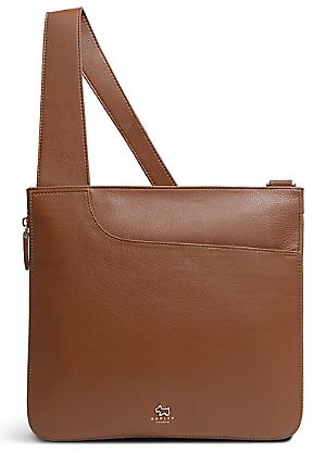 Buy Radley London Hanley Close Medium Flapover Shoulder Brown Bag