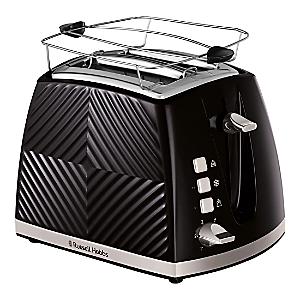 Russell Hobbs 26070 Honeycomb White 4-Slice Toaster