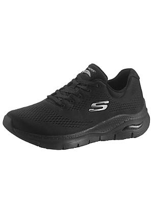 womens wide fit black trainers
