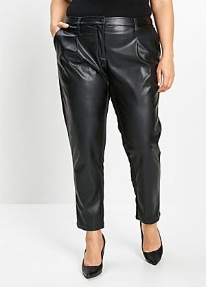 size 24 black trousers