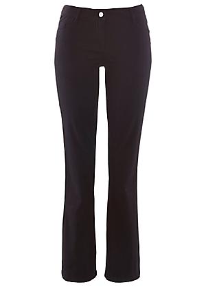 size 6 long black trousers