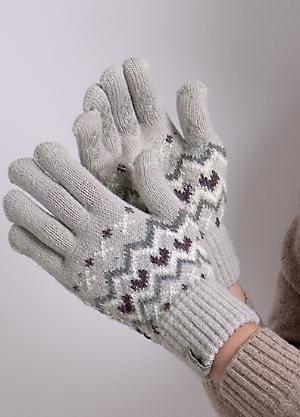Twinset Gloves in Quilted Synthetic Leather