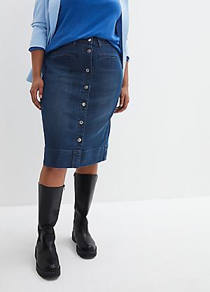 Plus Size Denim Skirts Curvissa