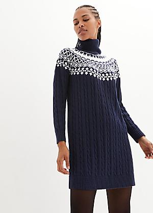 bonprix Lace Yoke Dress