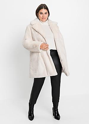 Shop for White Cream Coats Jackets Fashion Curvissa Plus Size