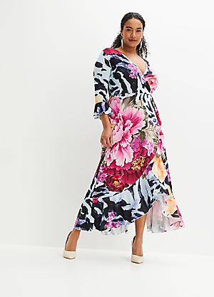 bonprix Floral Print Maxi Dress