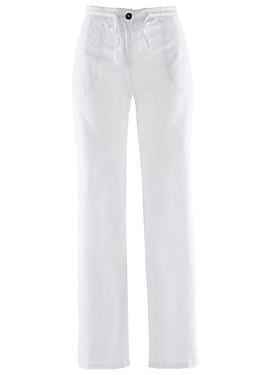 Freemans White Linen Trousers