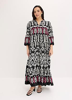 black and white dress primark White And Black Simple Gothic Off Shoulder Formal Dress With Train With Bow Tie Plus Size Size 14 / Black / Dress