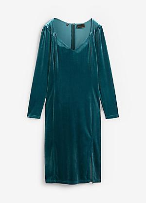 bonprix Velvet Midi Dress