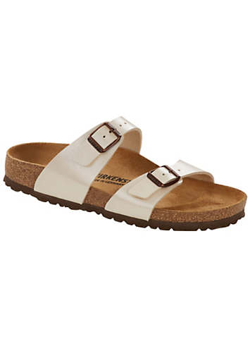 journeys white birkenstocks