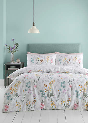 Catherine Lansfield Emilia Floral Duvet Cover Set | Curvissa